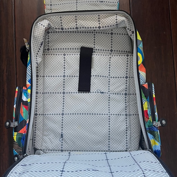 Kipling Multicolor Geometric Backpack - Picture 3 of 6